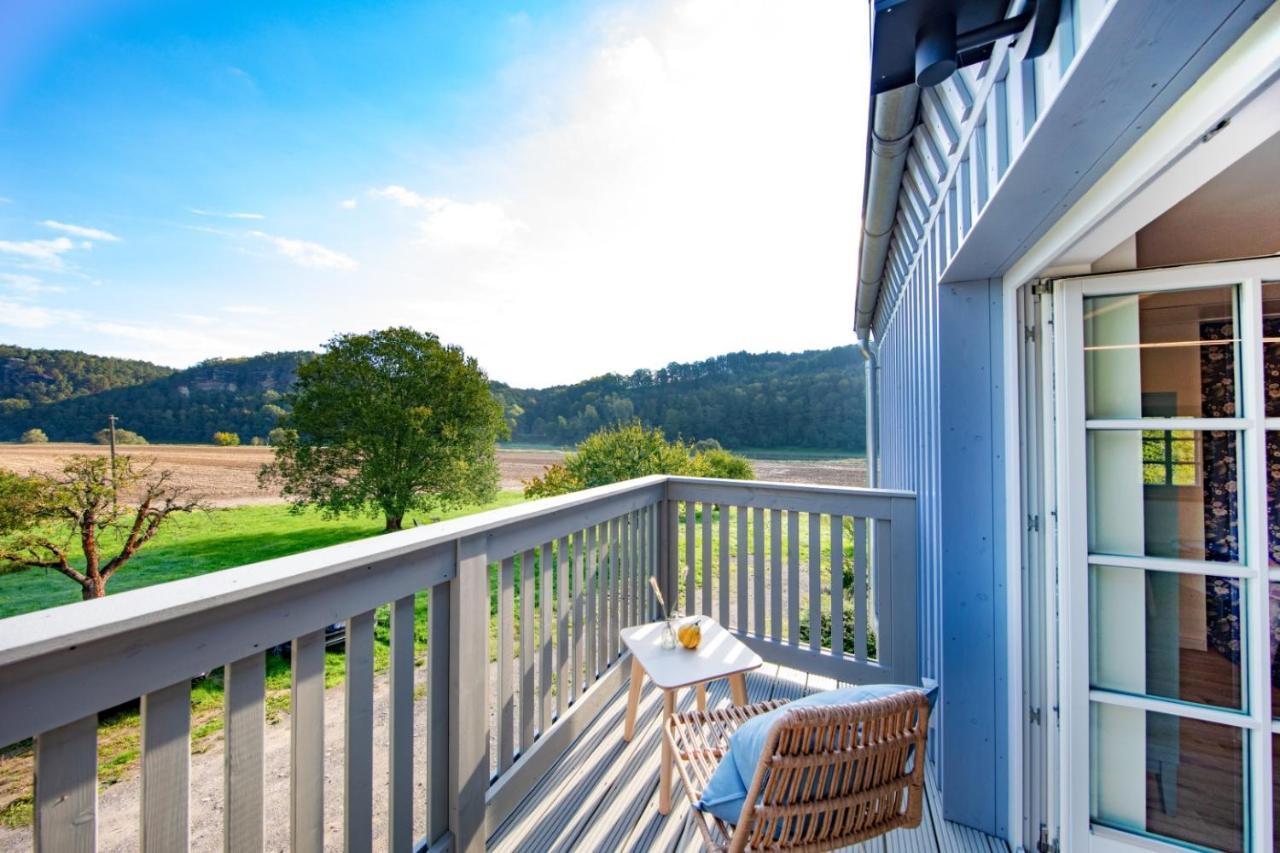 Traumhaftes Gaestehaus An Elberadweg Und Bastei Курорт-Ратен Экстерьер фото